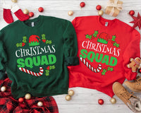Matching Family Christmas Squad Shirt, Custom Christmas Shirt, Family Christmas Squad Tee for Women Men