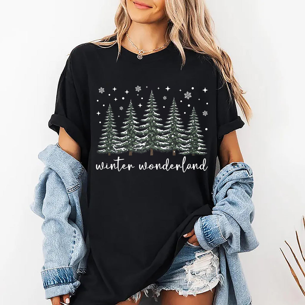 Winter Wonderland Shirt, Winter Shirt, Christmas Tee for Women