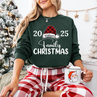 Personalized Family Christmas Sweatshirt, Custom Name Holiday Shirt, Family Christmas Sweatshirt