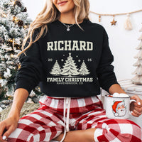 Custom Family Christmas Sweatshirt, Matching Family Christmas Shirt, Christmas Sweatshirt
