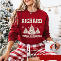 Custom Family Christmas Sweatshirt, Matching Family Christmas Shirt, Christmas Sweatshirt