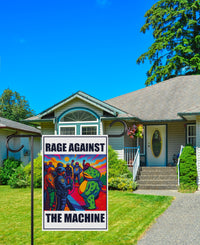 Portland Frog Anti-ICE Protest Garden Flag, Double Sided, No Kings In America, Protect Democracy, Anti-Trump Flag, Resist Fascism Flag