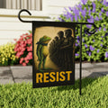 Portland Frog Anti-ICE Protest Garden Flag, Double Sided, No Kings In America, Protect Democracy, Anti-Trump Flag, Resist Fascism Flag