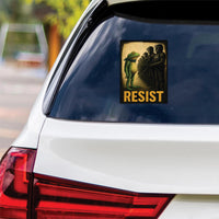 Portland Frog Anti-ICE Protest Vinyl Sticker, Protect Democracy, Anti-Trump, No Kings Protest Sign, Resist Fascism Bumper Sticker, 6" x 4.5"