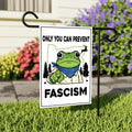 Portland Frog Anti-ICE Protest Garden Flag, Double Sided, No Kings In America, Protect Democracy, Anti-Trump Flag, Resist Fascism Flag