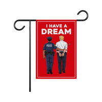 No Kings In America Garden Flag, Double Sided, I Have A Dream, Anti-Trump, Resist Racism Flag, Resist Fascism Flag