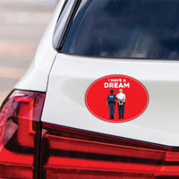 No Kings Protest Magnet, I Have A Dream, Anti-Trump, Resist Racism, Resist Fascism Vehicle Magnet, 6" x 4.5"