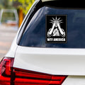 No Kings Protest Vinyl Sticker, Democracy Not Oligarchy, WTF America, Anti-Trump, Resist Racism, Resist Fascism Bumper Sticker, 6