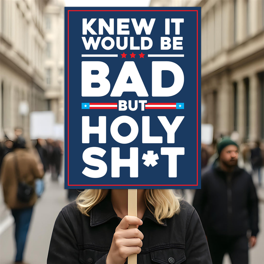 No Kings In America Protest Sign, Anti-Trump, Different Hats, Democracy Not Oligarchy Political Activist Poster Resist Fascism Rally Sign