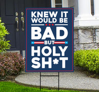 No Kings Protest Yard Sign - Democracy Not Oligarchy, Different Hat, Anti-Trump, Resist Racism, Resist Fascism Yard Sign with Metal H-Stake