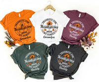 Custom Family Thanksgiving 2025 Matching Shirt, Personalized Family Thanksgiving Dinner Shirt, Autumn Family Tee