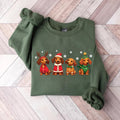 Dachshund Christmas Sweatshirt, Wiener Dog Holiday Shirt, Cute Christmas Dog Sweatshirt