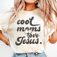 Jesus Shirt, Retro Jesus Shirt, Christian Tee, Cool Moms Love Jesus Shirt