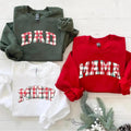 Custom Matching Family Christmas Sweatshirt, Holiday Family Shirt, Mom Dad Mini Christmas Sweatshirt