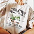 Personalized Family Christmas Sweatshirt, Matching Family Christmas Shirt, Custom Name Christmas Sweatshirt