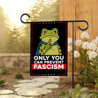 Portland Frog Anti-ICE Protest Garden Flag, Double Sided, No Kings In America, Protect Democracy, Anti-Trump Flag, Resist Fascism Flag