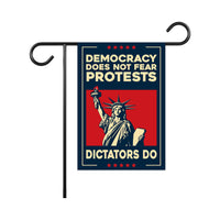 Statue of Liberty Protest Garden Flag, Double Sided, No Kings In America, Protect Democracy, Anti-Trump Flag, Anti Fascist Flag