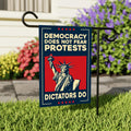 Statue of Liberty Protest Garden Flag, Double Sided, No Kings In America, Protect Democracy, Anti-Trump Flag, Anti Fascist Flag