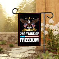 America 250 Anniversary 250 YEARS Protest Garden Flag, Freedom, No Kings In America, Protect Democracy, Anti-Trump, Anti Fascist Flag