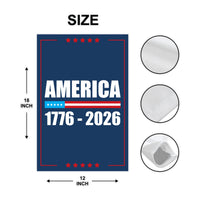 America 250 Anniversary 250 YEARS Protest Garden Flag, Freedom, No Kings In America, Protect Democracy, Anti-Trump, Anti Fascist Flag