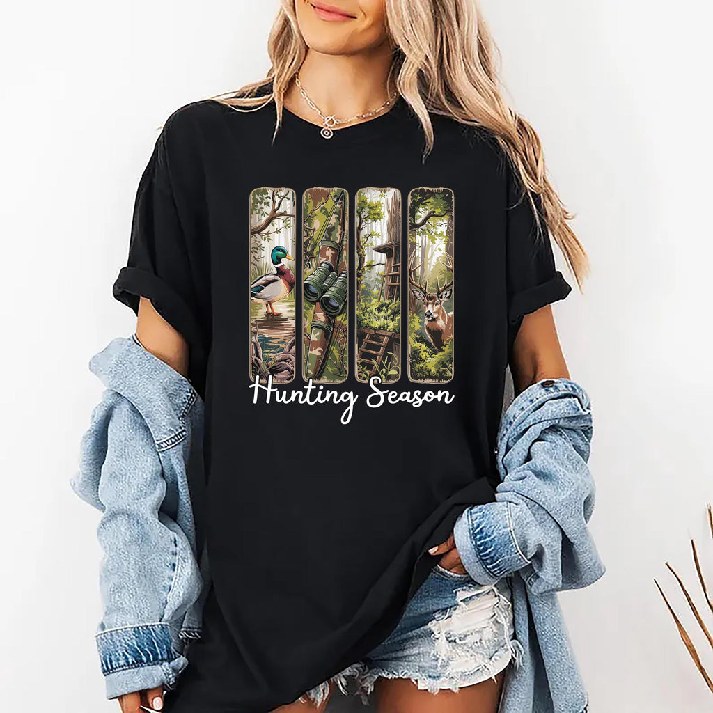 Hunting Season Shirt, Camo Coquette Bow Shirt, Deer Hunting Tee