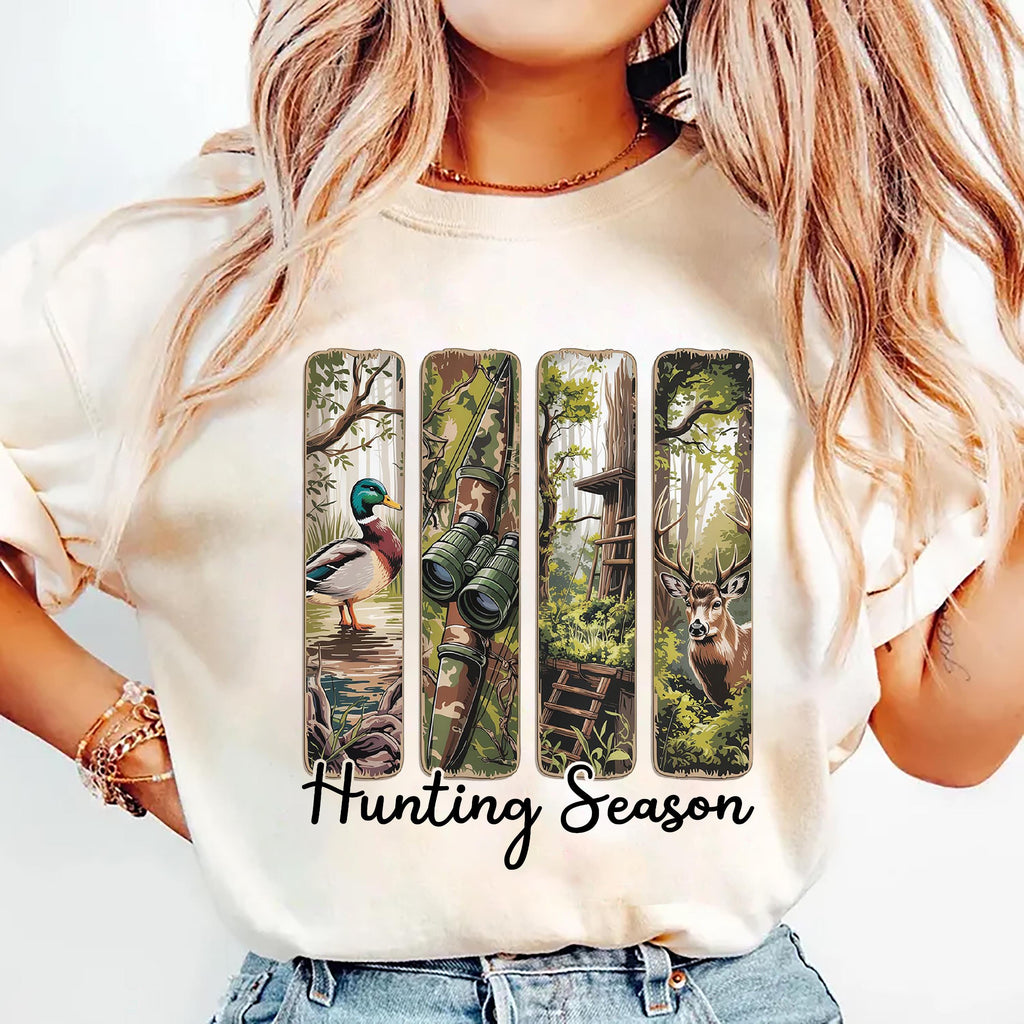 Hunting Season Shirt, Camo Coquette Bow Shirt, Deer Hunting Tee