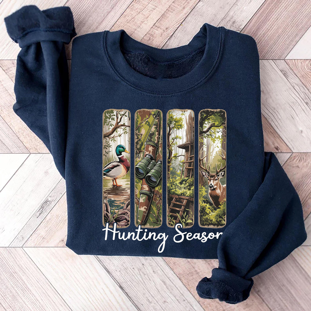 Hunting Season Sweatshirt, Camo Coquette Bow Shirt, Deer Hunting Sweatshirt