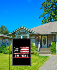 America 250 Anniversary 250 YEARS Protest Garden Flag, Freedom, No Kings In America, Protect Democracy, Anti-Trump, Anti Fascist Flag