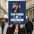 America 250 Anniversary 250 YEARS Protest Sign, Anti-Trump, No Kings In America, Protect Democracy Political Poster, Anti Fascist Rally Sign