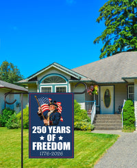 America 250 Anniversary 250 YEARS Protest Garden Flag, Freedom, No Kings In America, Protect Democracy, Anti-Trump, Anti Fascist Flag