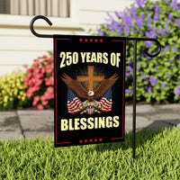 America 250 Anniversary 250 YEARS Protest Garden Flag, Freedom, No Kings In America, Protect Democracy, Anti-Trump, Anti Fascist Flag