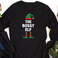Custom The Elf Long Sleeve Shirt, Custom Elf Shirt, Christmas Family Matching Tee