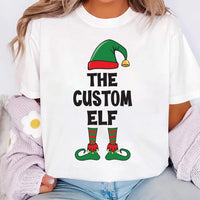 Custom The Elf Shirt, Custom Elf Shirt, Christmas Family Matching Tee