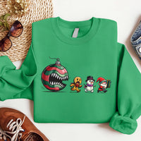 Funny Gingerbread Cookie Sweatshirt, Christmas Ornament Shirt, Cute Holiday Snack Sweatshirt