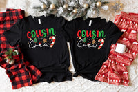 Matching Cousin Crew Christmas Baby Shirt, Family Holiday Mini Bodysuit, Cousin Crew Christmas Tee