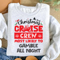 Custom Christmas Cruise Crew Sweatshirt, Holiday Vacation Shirt, Matching Family Cruise Sweatshirt