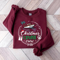 Christmas Cruise Crew 2025 Sweatshirt, Family Christmas Shirt, Matching Christmas Cruise Ship Sweatshirt