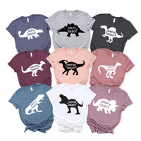 Custom Dinosaur Family Shirt, Matching Family Saurus Shirt, Auntie Saurus Tee
