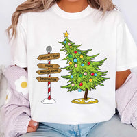 Funny Christmas Emergency Department Nurse Shirt, ER Nurse Gift Shirt, Emergency Medicine Christmas Tree Tee