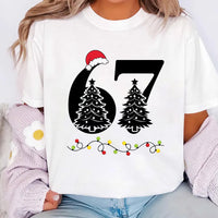 6 7 Couples Christmas Shirt, Funny Matching Shirt, Trendy Christmas Party Tee