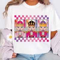 Christmas Nutcracker Shirt, Preppy Coquette Christmas Shirt, Santa Claus Tee