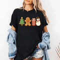 Cute Gingerbread Cookies Shirt, Women's Christmas Shirt, Merry Christmas Tee