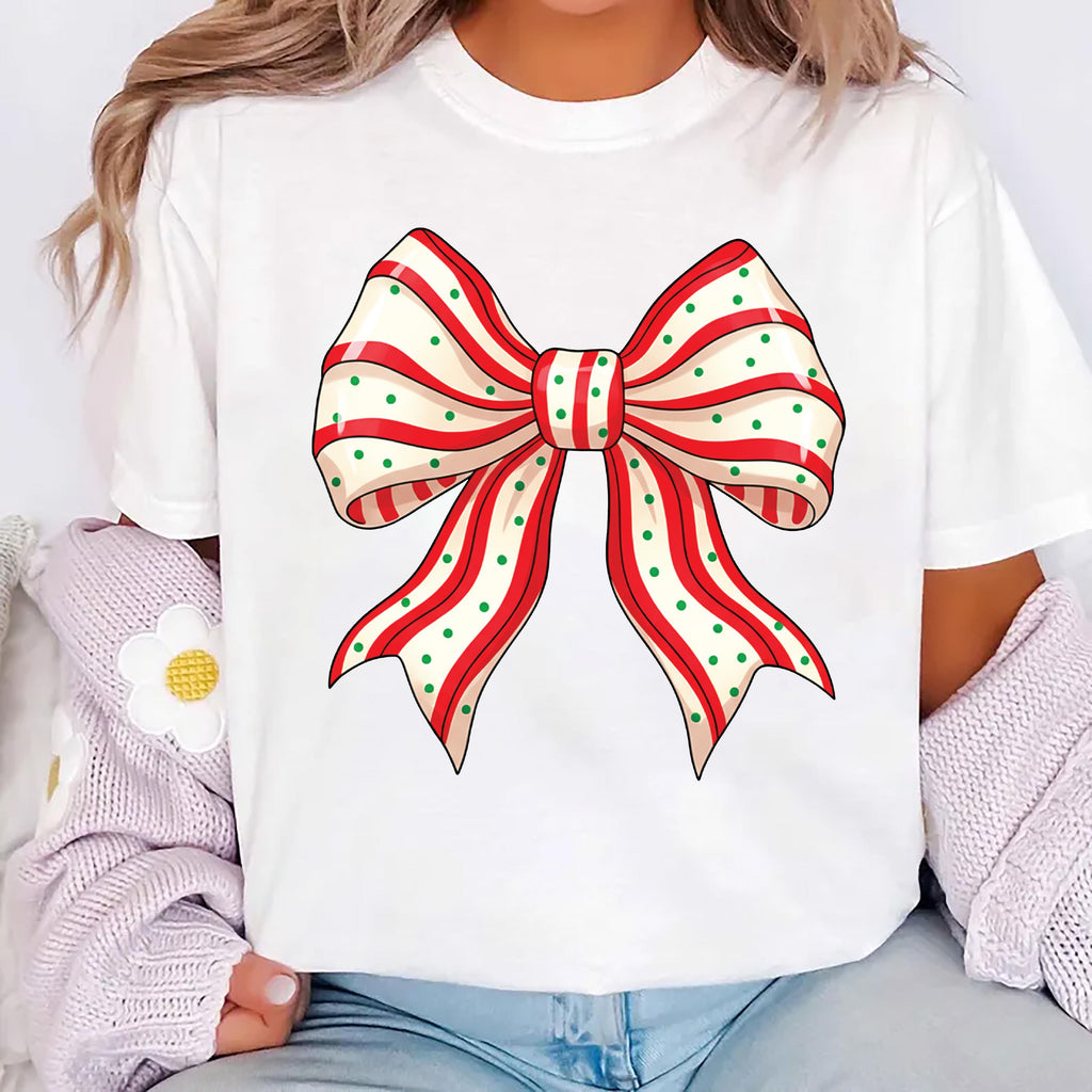 Christmas Snacks Coquette Shirt, Trendy Christmas Shirt, Christmas Tee