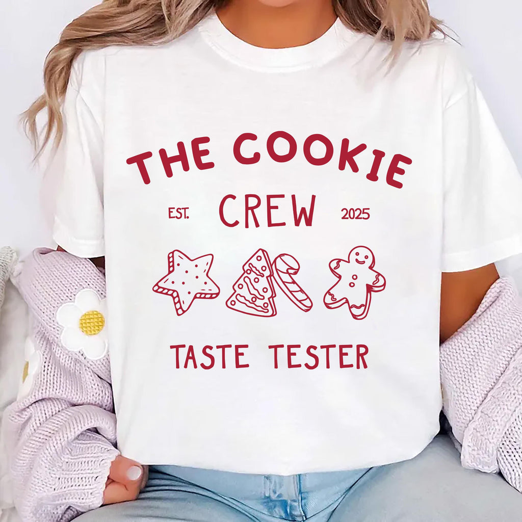 Custom Christmas Cookie Crew Shirt, Matching Family Christmas Shirt, Christmas Baking Tee