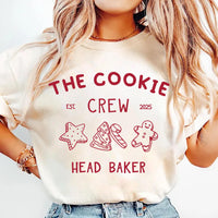 Custom Christmas Cookie Crew Shirt, Matching Family Christmas Shirt, Christmas Baking Tee