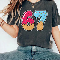 67 Drip Ice Cream Shirt, 67 Birthday Shirt, Funny Meme Tee