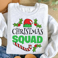 Matching Family Christmas Squad Sweatshirt, Custom Christmas Shirt, Family Christmas Squad Sweatshirt for Women Men