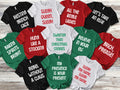 Funny Family Christmas Shirt, Funny Christmas Party Shirt, Matching Christmas Tee for Family