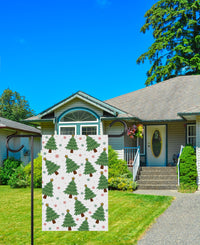 Subtle Anti-Trump Christmas Garden Flag, F*ck Trump, Resist Fascism Yard Flag, Protest MAGA Political Decor, Christmas Tree Outdoor Flag