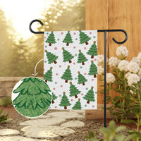 Subtle Anti-Trump Christmas Garden Flag, F*ck Trump, Resist Fascism Yard Flag, Protest MAGA Political Decor, Christmas Tree Outdoor Flag